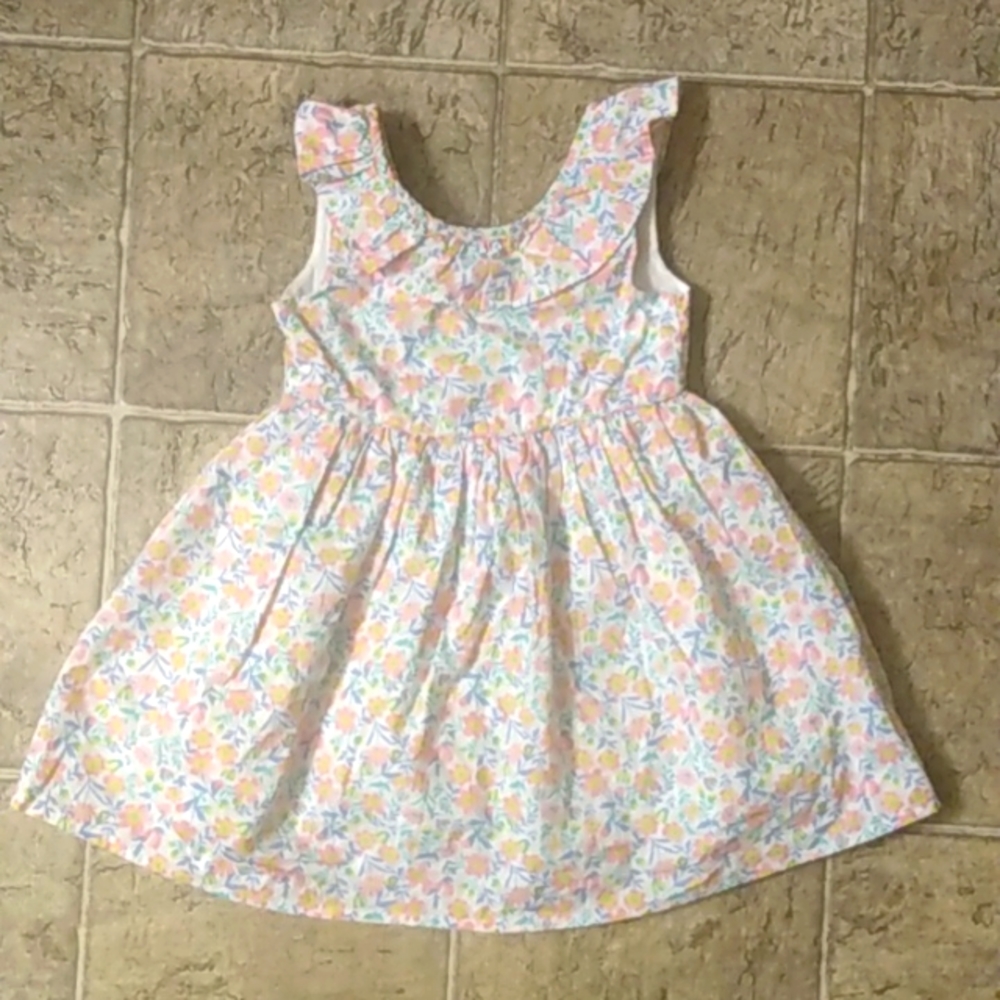 Tommy Bahama Ruffled Floral Print Dress - Sz 2T